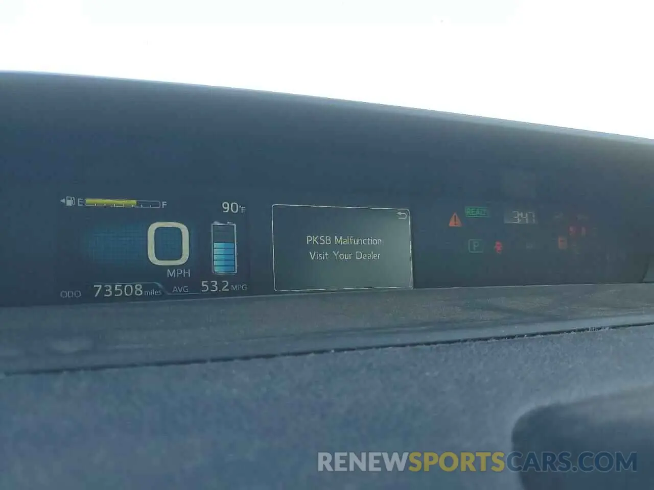 9 Photograph of a damaged car JTDKARFU9K3080615 TOYOTA PRIUS 2019