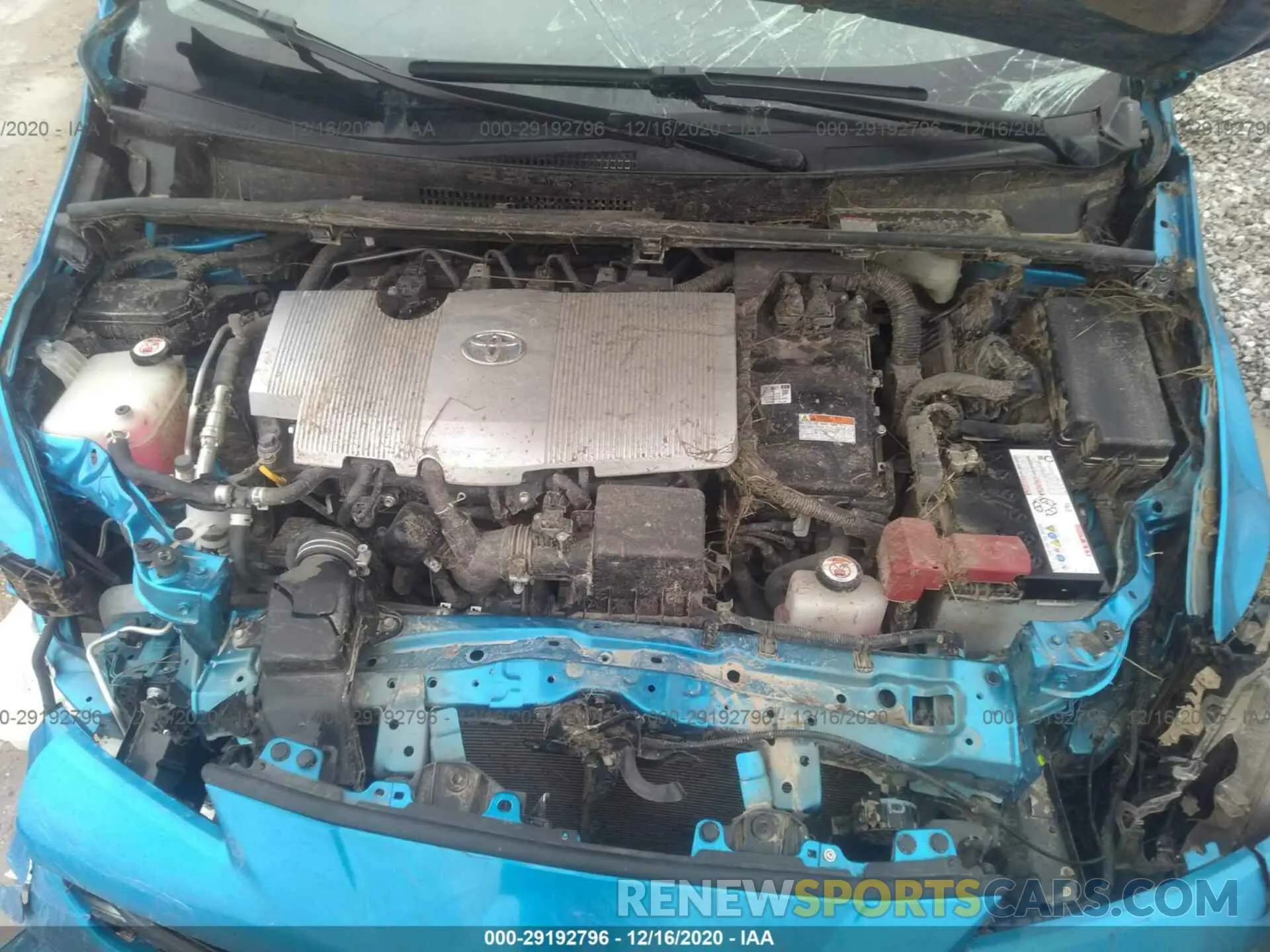 10 Photograph of a damaged car JTDKARFU9K3086057 TOYOTA PRIUS 2019
