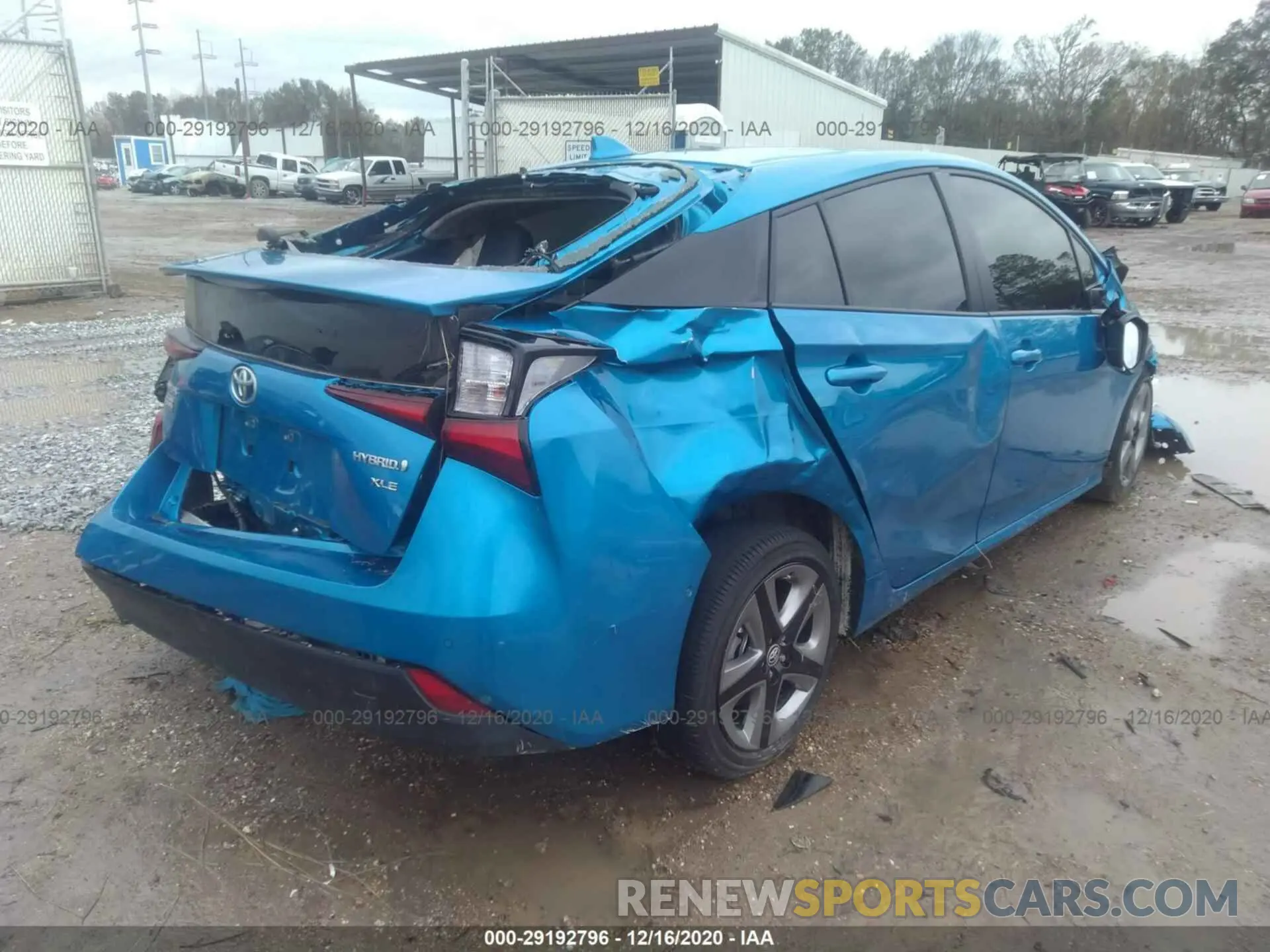 4 Photograph of a damaged car JTDKARFU9K3086057 TOYOTA PRIUS 2019