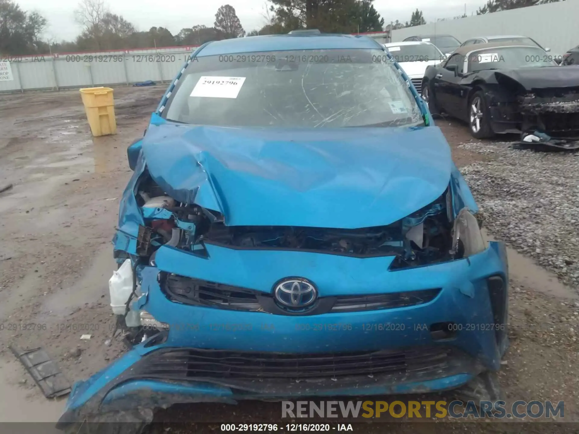 6 Photograph of a damaged car JTDKARFU9K3086057 TOYOTA PRIUS 2019