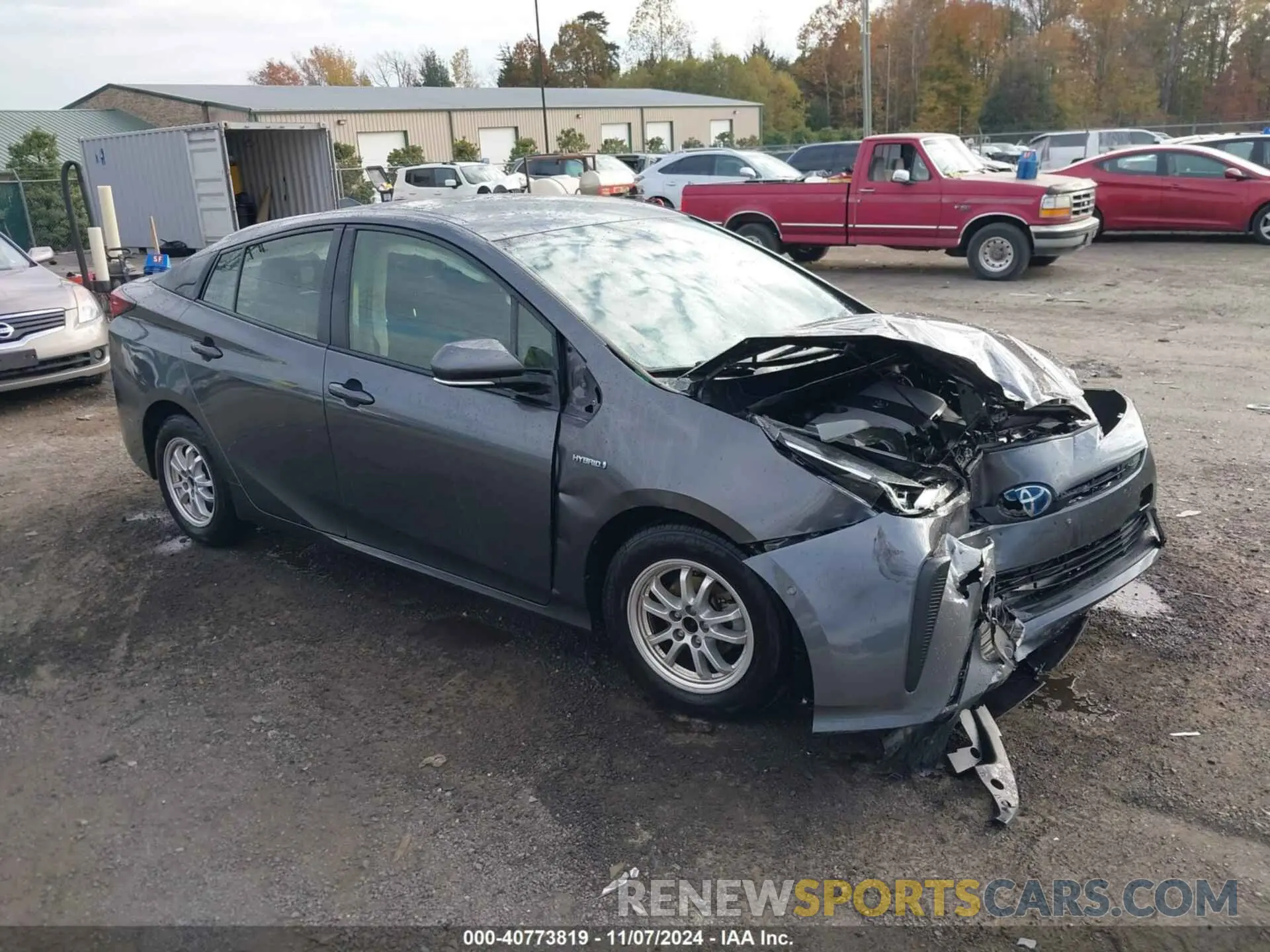 1 Фотография поврежденного автомобиля JTDKARFU9K3098449 TOYOTA PRIUS 2019