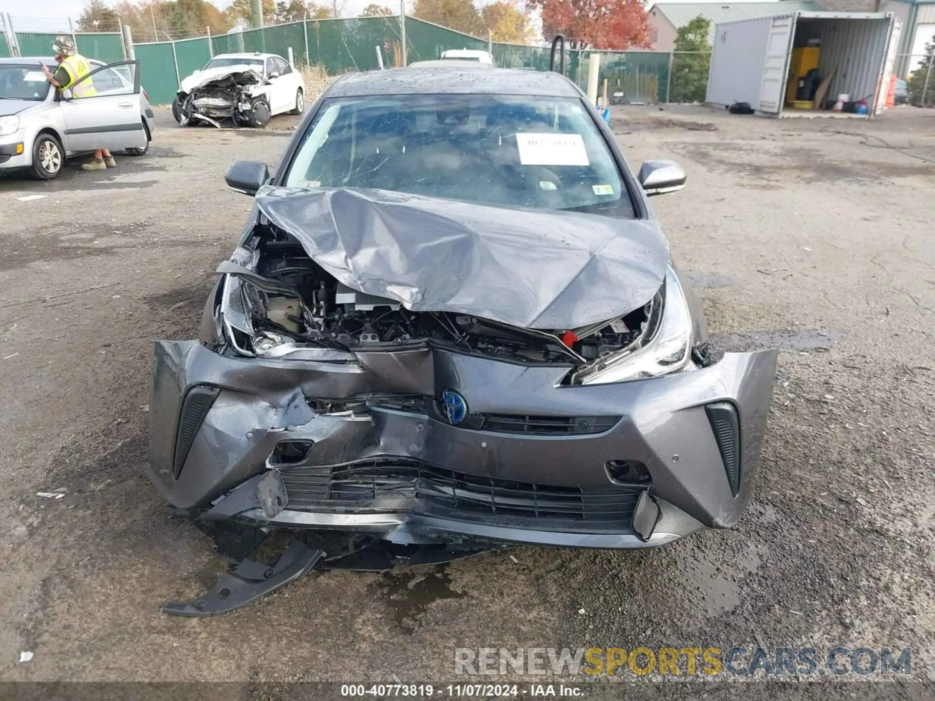 12 Фотография поврежденного автомобиля JTDKARFU9K3098449 TOYOTA PRIUS 2019