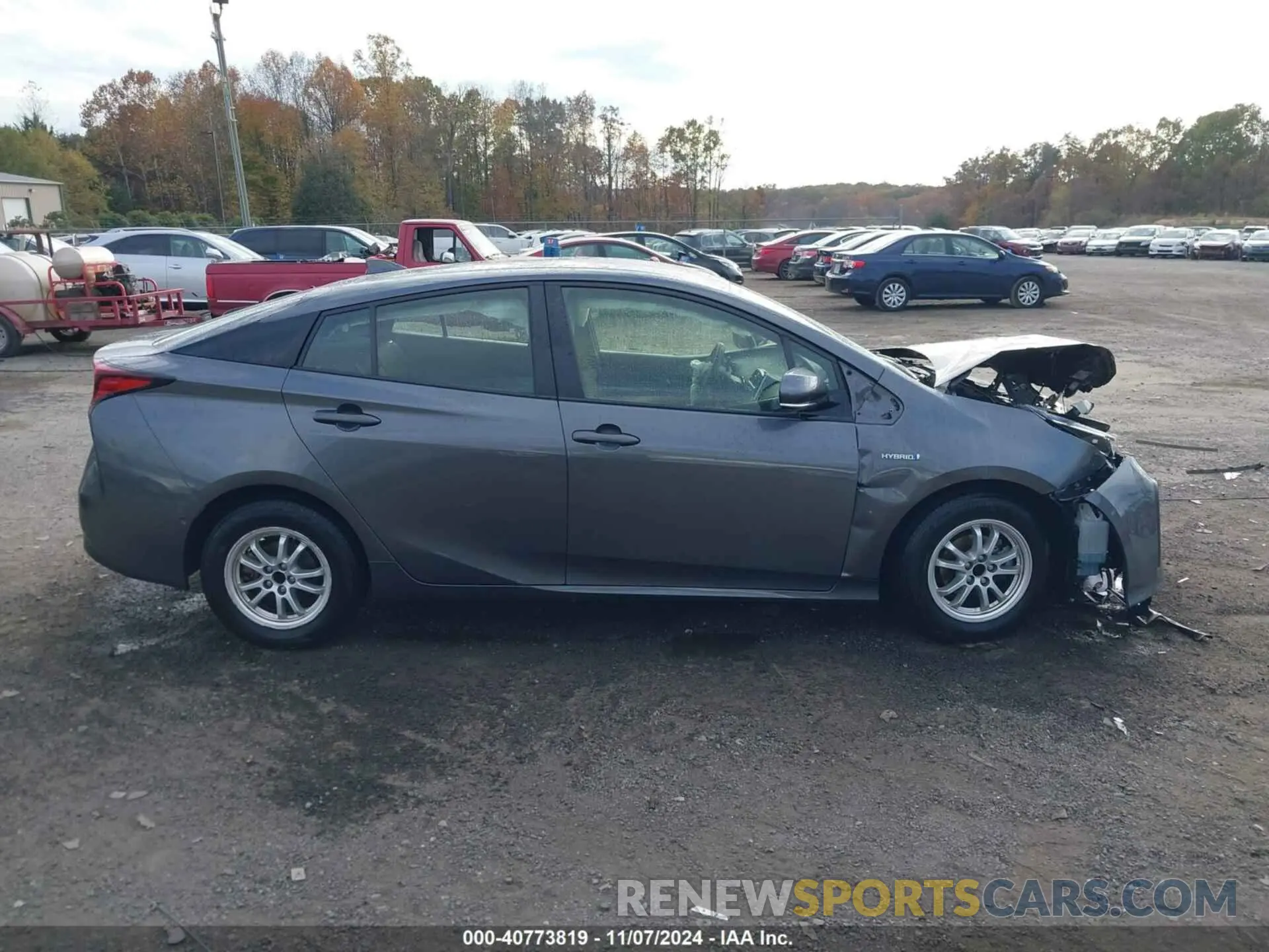 13 Фотография поврежденного автомобиля JTDKARFU9K3098449 TOYOTA PRIUS 2019