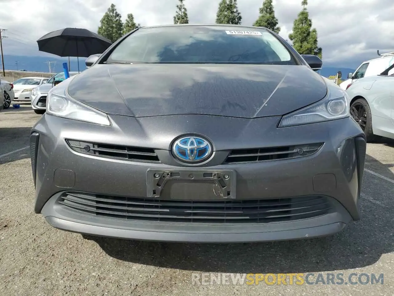 5 Photograph of a damaged car JTDKARFUXK3069817 TOYOTA PRIUS 2019