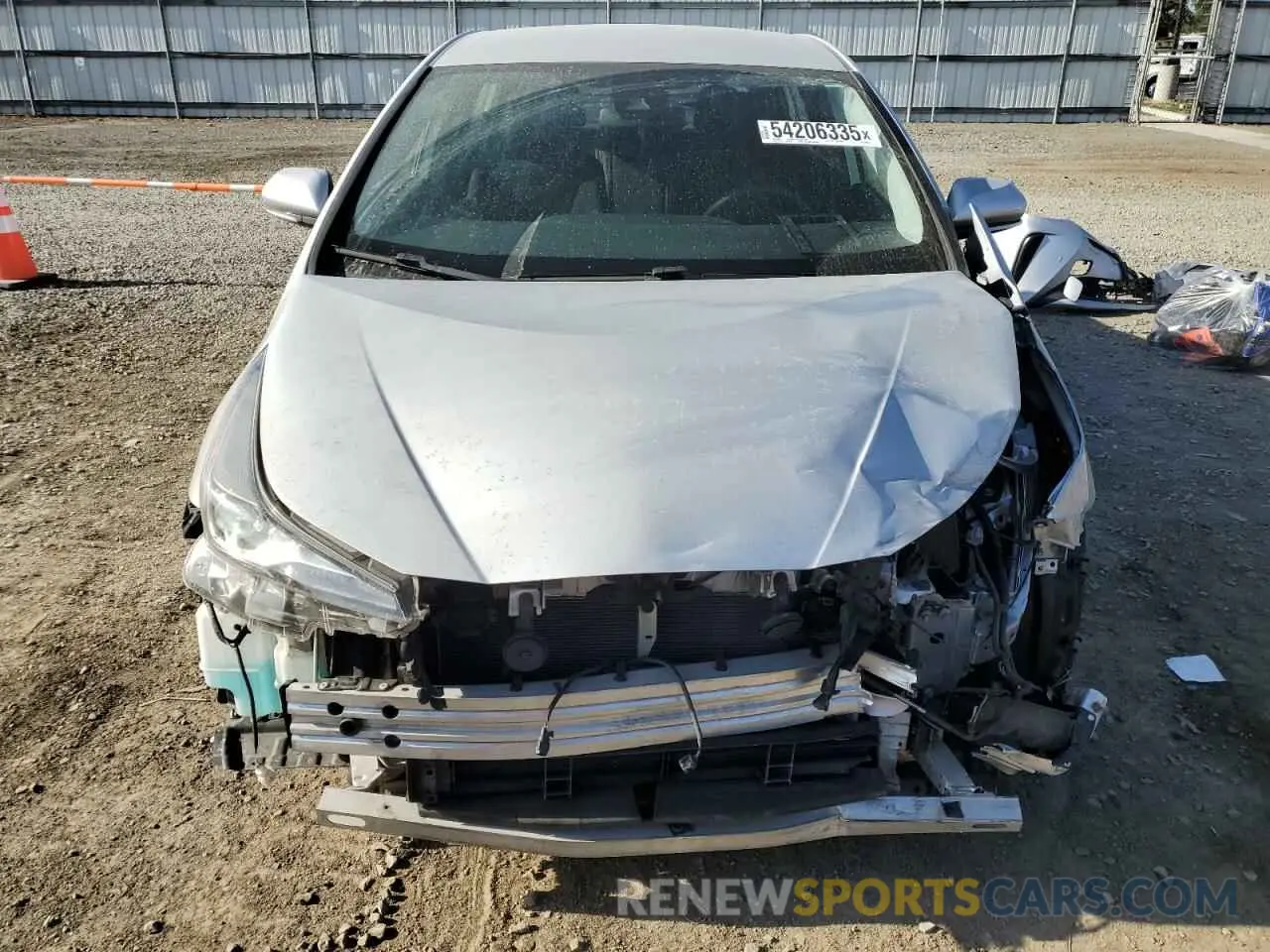 5 Photograph of a damaged car JTDKARFUXK3069834 TOYOTA PRIUS 2019