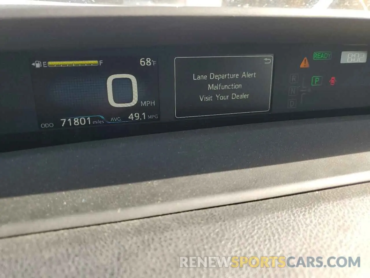 9 Photograph of a damaged car JTDKARFUXK3069834 TOYOTA PRIUS 2019