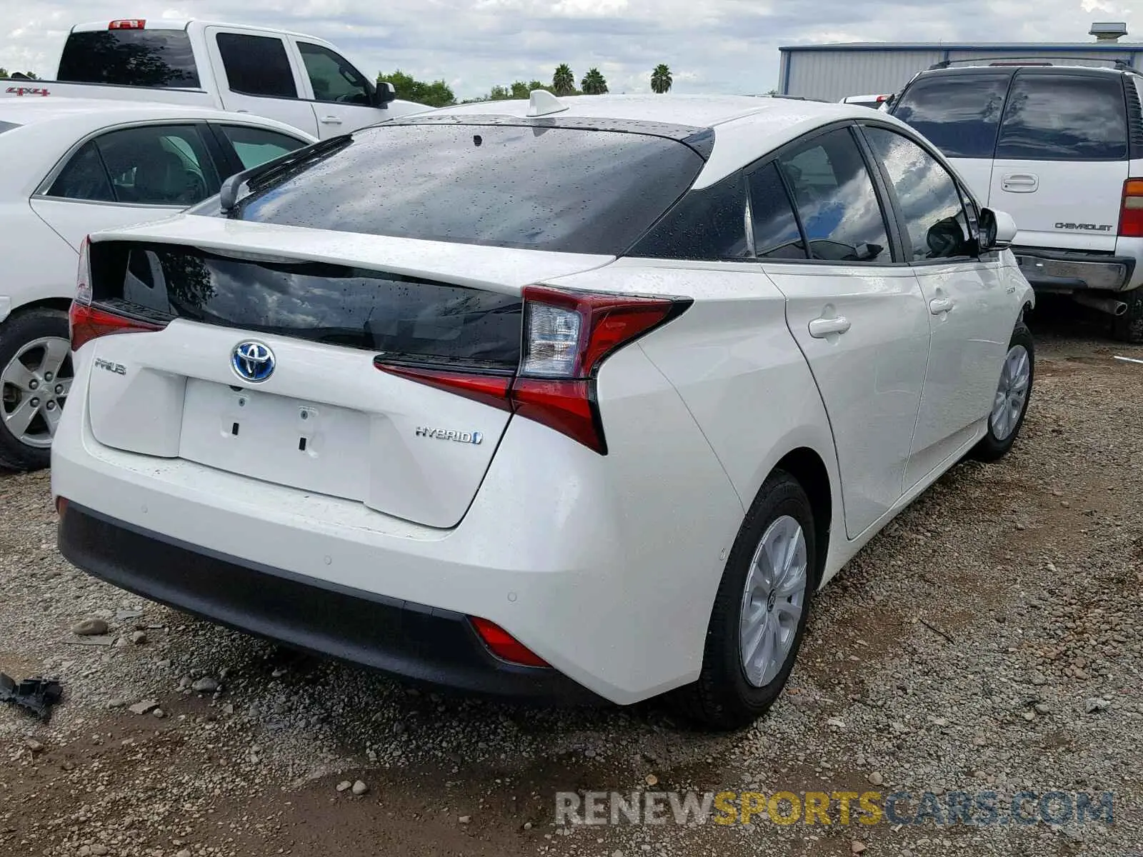 4 Photograph of a damaged car JTDKARFUXK3082356 TOYOTA PRIUS 2019