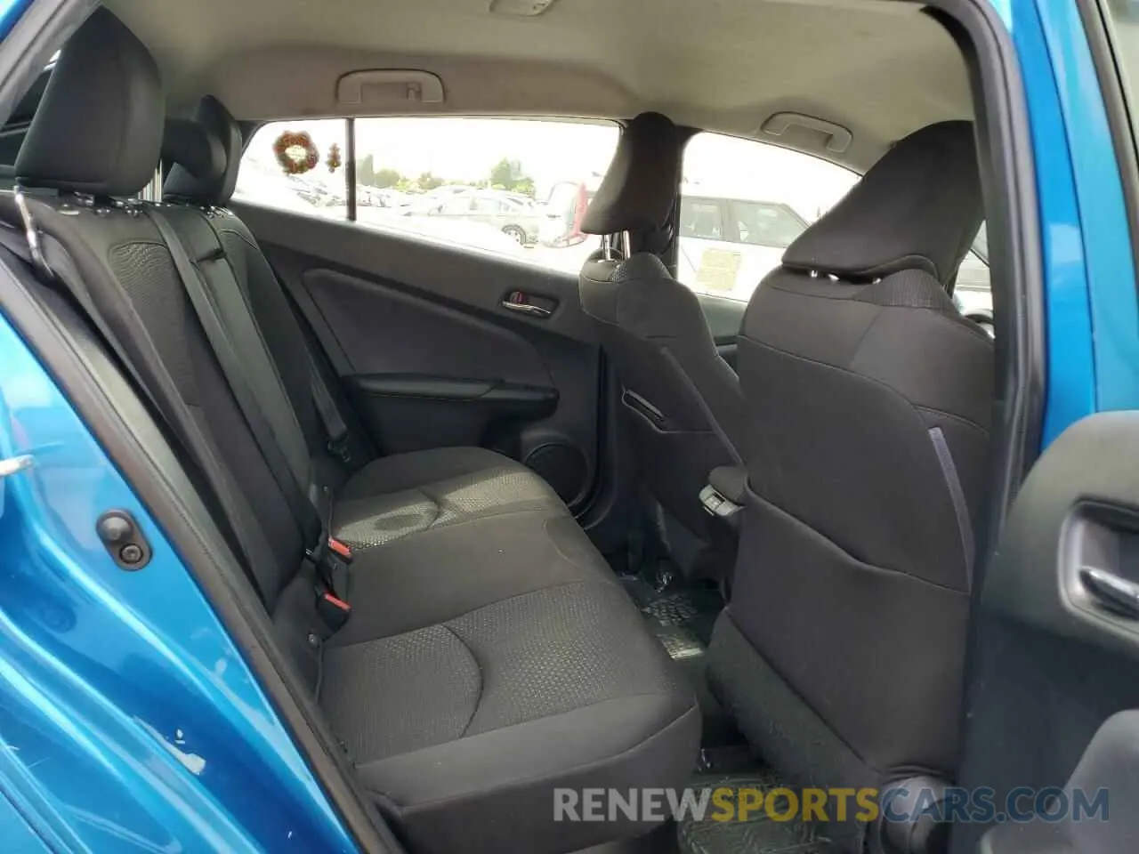 11 Фотография поврежденного автомобиля JTDKARFUXK3082616 TOYOTA PRIUS 2019