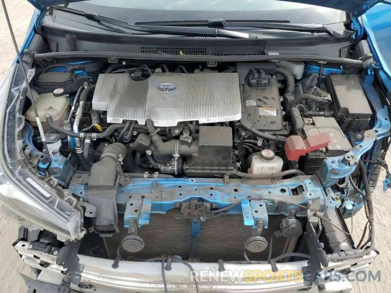 12 Фотография поврежденного автомобиля JTDKARFUXK3082616 TOYOTA PRIUS 2019