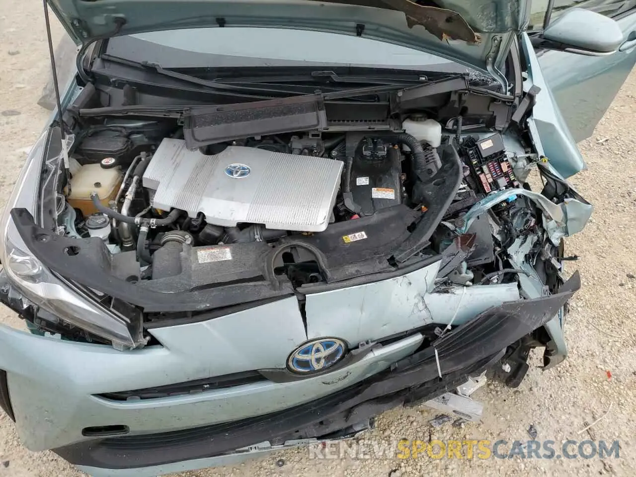 11 Photograph of a damaged car JTDKARFUXK3086312 TOYOTA PRIUS 2019