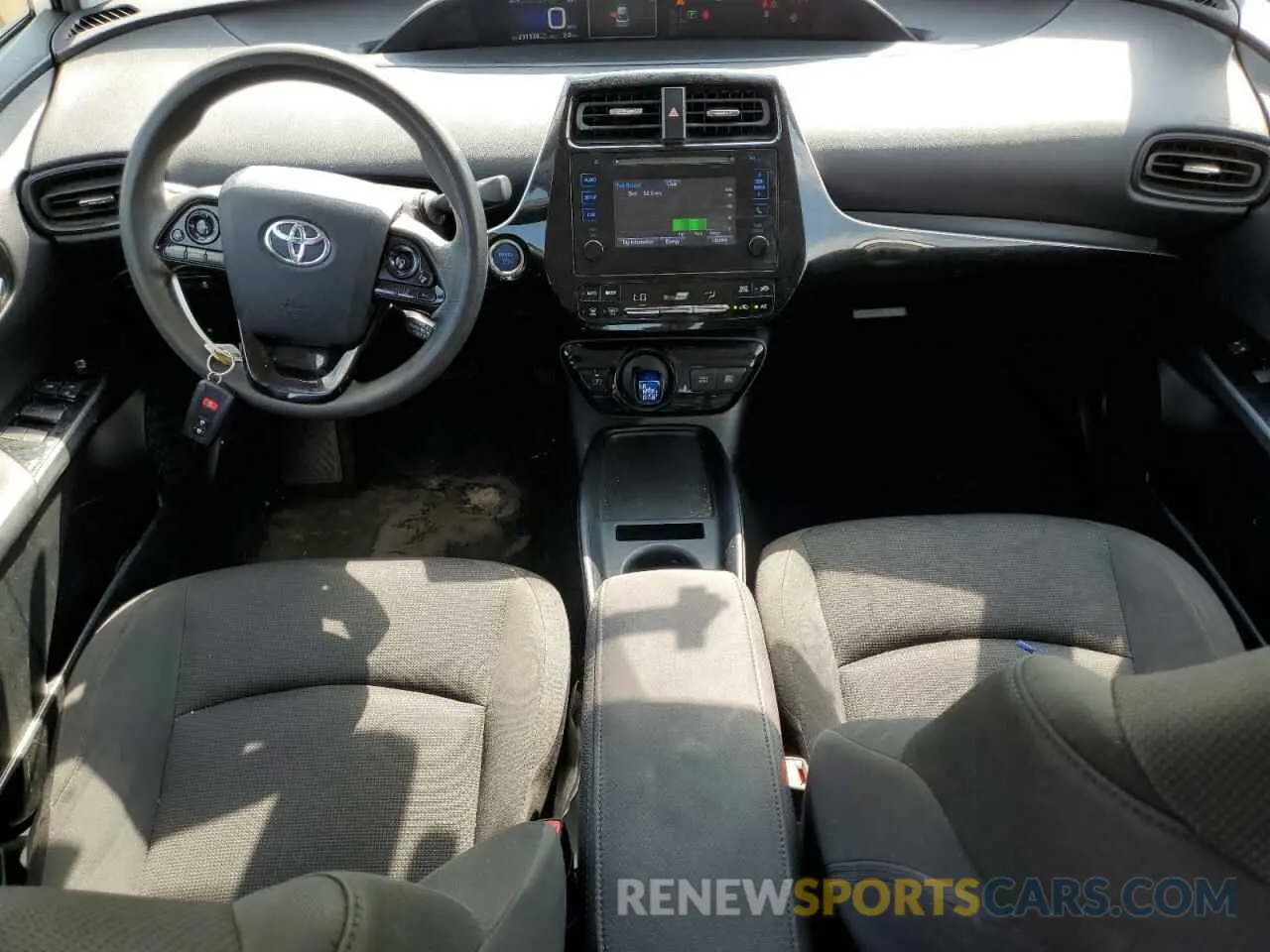8 Photograph of a damaged car JTDKARFUXK3087041 TOYOTA PRIUS 2019