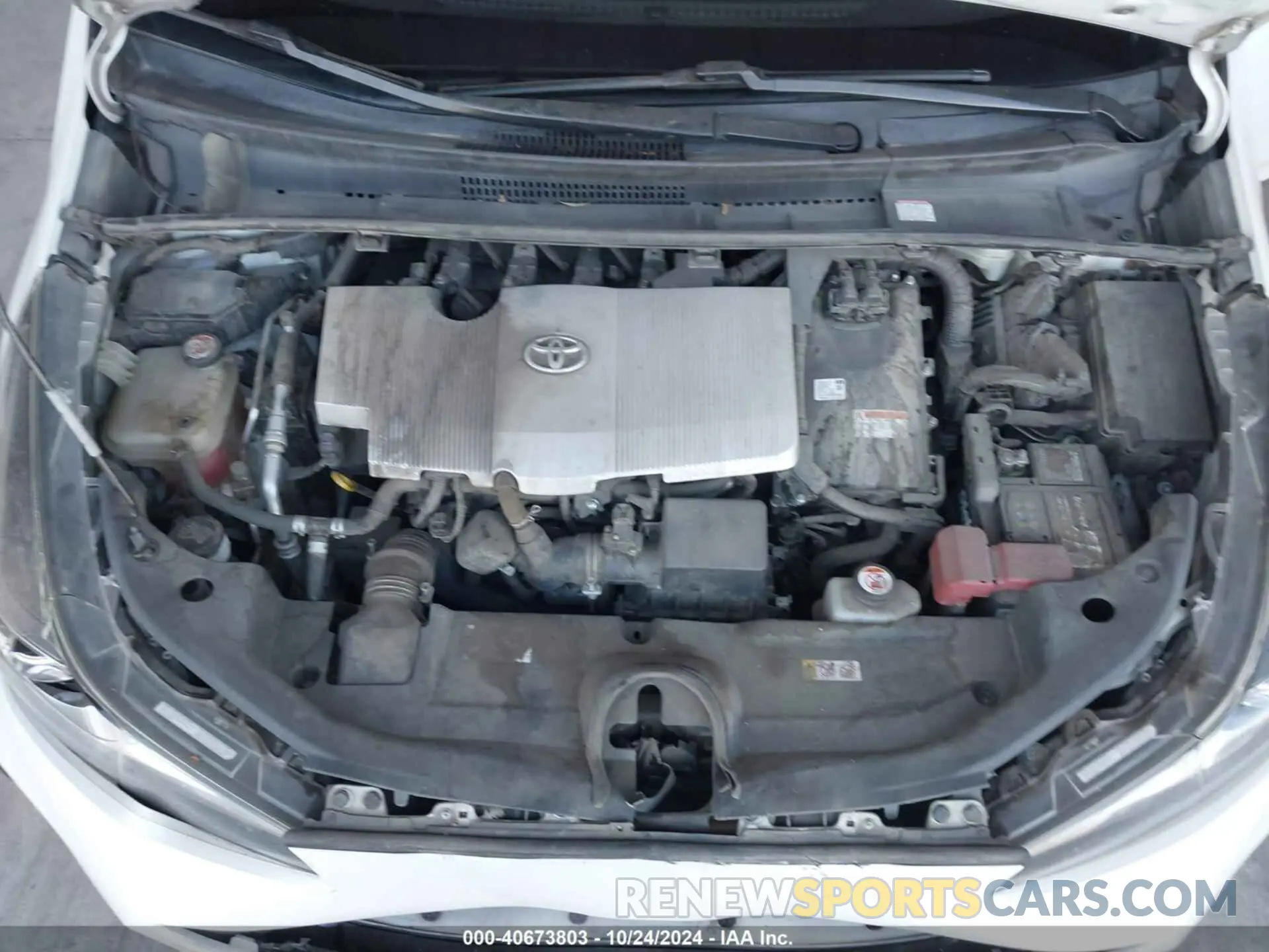 10 Photograph of a damaged car JTDKARFUXK3087413 TOYOTA PRIUS 2019