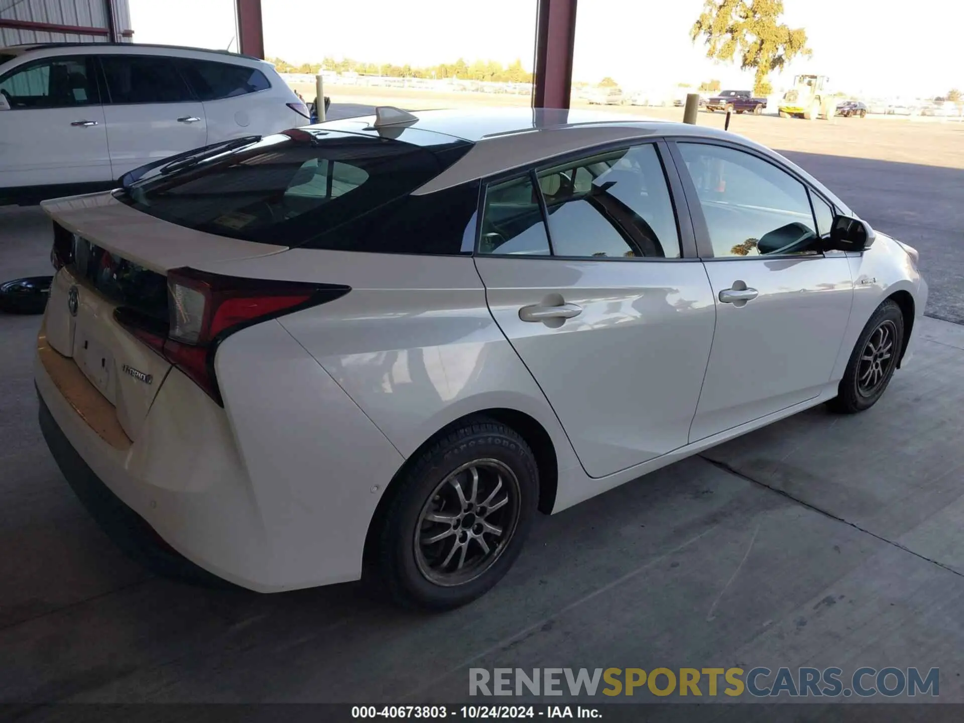 4 Photograph of a damaged car JTDKARFUXK3087413 TOYOTA PRIUS 2019