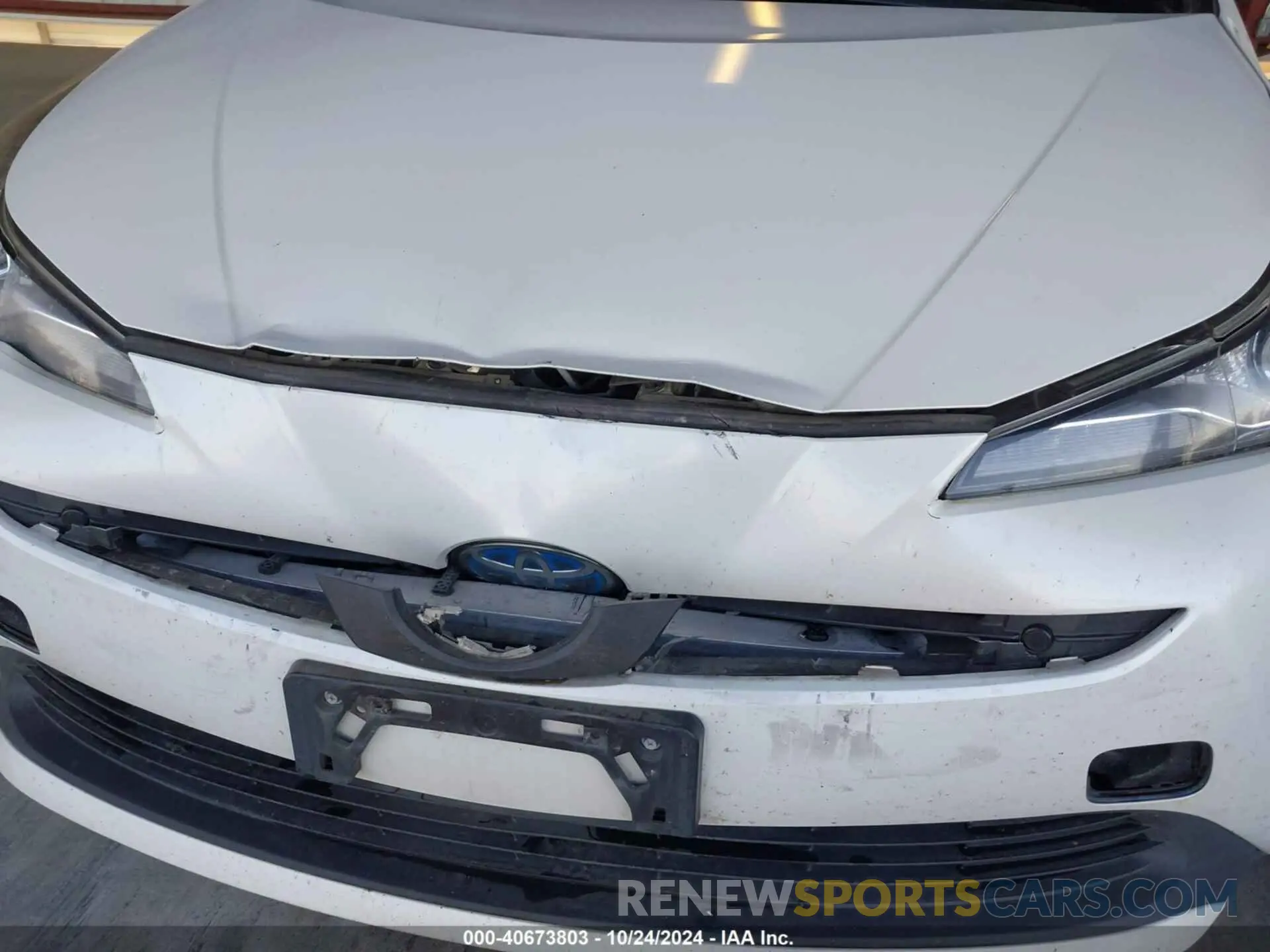 6 Photograph of a damaged car JTDKARFUXK3087413 TOYOTA PRIUS 2019