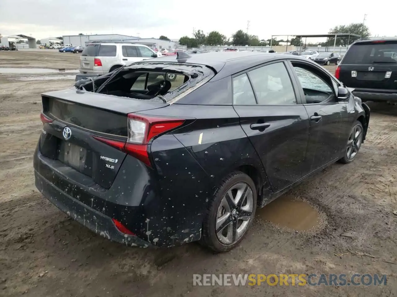 4 Photograph of a damaged car JTDKARFUXK3094040 TOYOTA PRIUS 2019