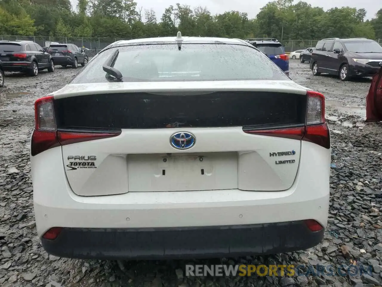 6 Фотография поврежденного автомобиля JTDKARFUXK3096130 TOYOTA PRIUS 2019