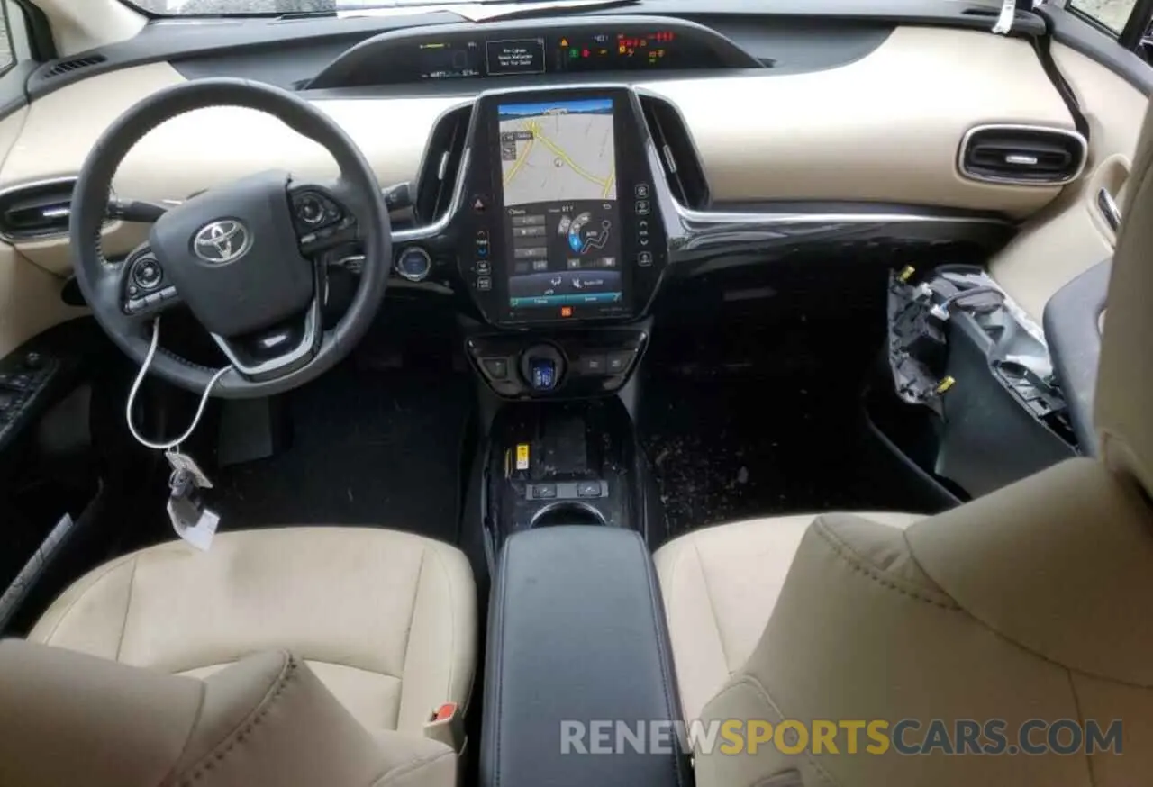 8 Фотография поврежденного автомобиля JTDKARFUXK3096130 TOYOTA PRIUS 2019