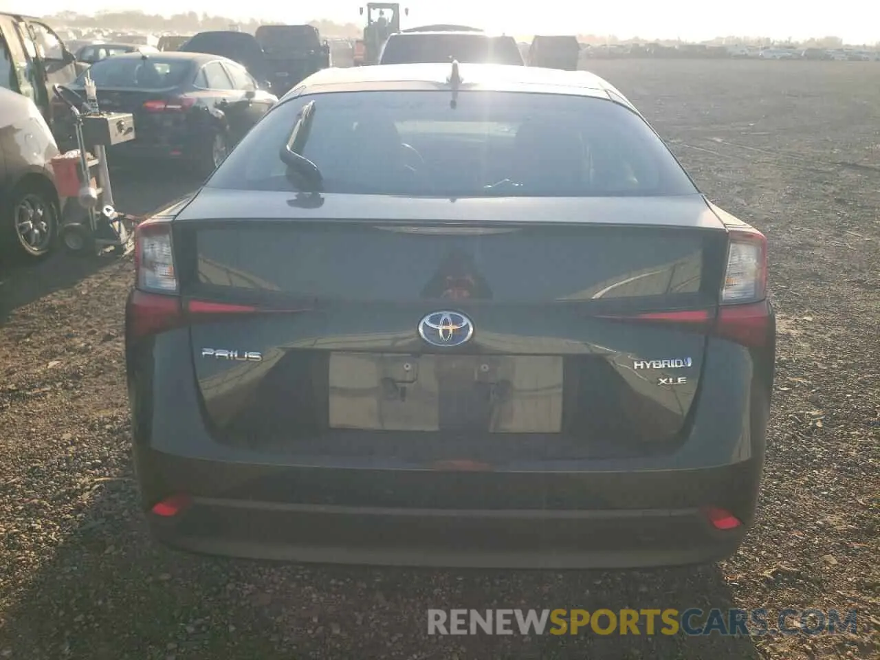 6 Photograph of a damaged car JTDKARFUXK3097021 TOYOTA PRIUS 2019