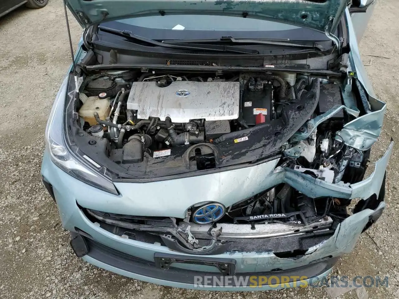 11 Photograph of a damaged car JTDKARFUXK3098363 TOYOTA PRIUS 2019