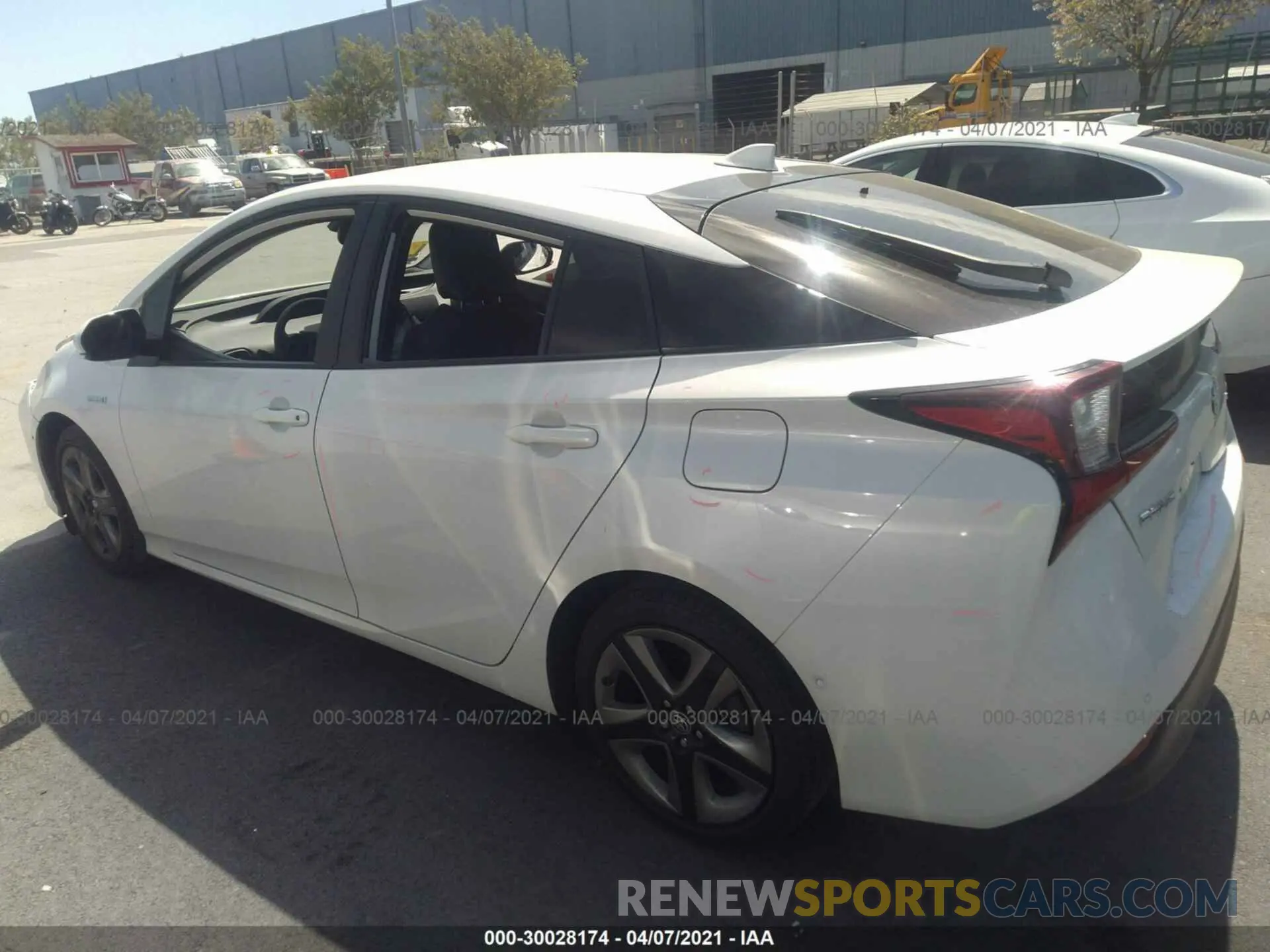 3 Photograph of a damaged car JTDKARFUXK3098623 TOYOTA PRIUS 2019
