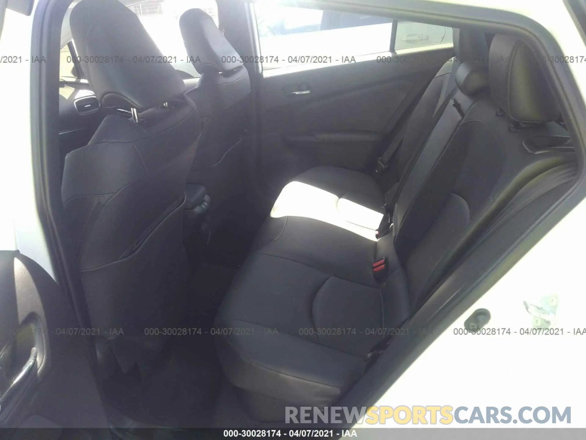 8 Photograph of a damaged car JTDKARFUXK3098623 TOYOTA PRIUS 2019