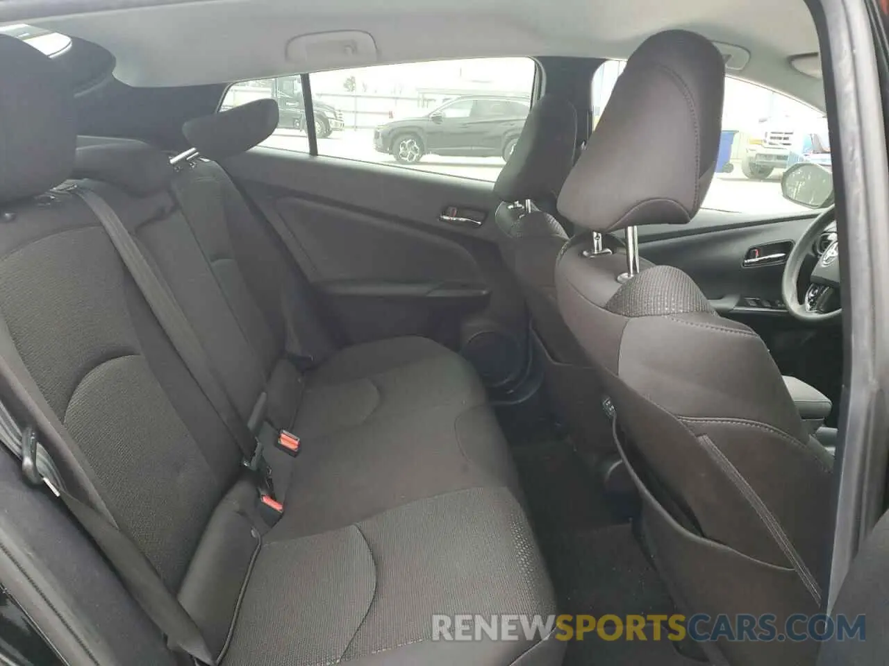 10 Фотография поврежденного автомобиля JTDKARFUXK3098850 TOYOTA PRIUS 2019