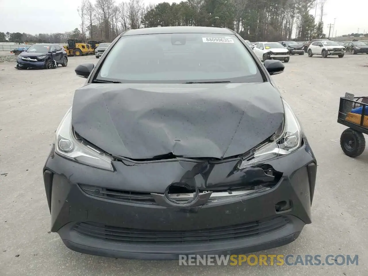 5 Фотография поврежденного автомобиля JTDKARFUXK3098850 TOYOTA PRIUS 2019