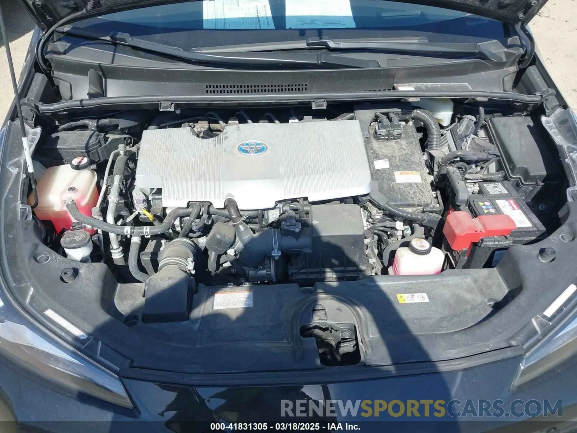 10 Photograph of a damaged car JTDKARFUXK3101259 TOYOTA PRIUS 2019