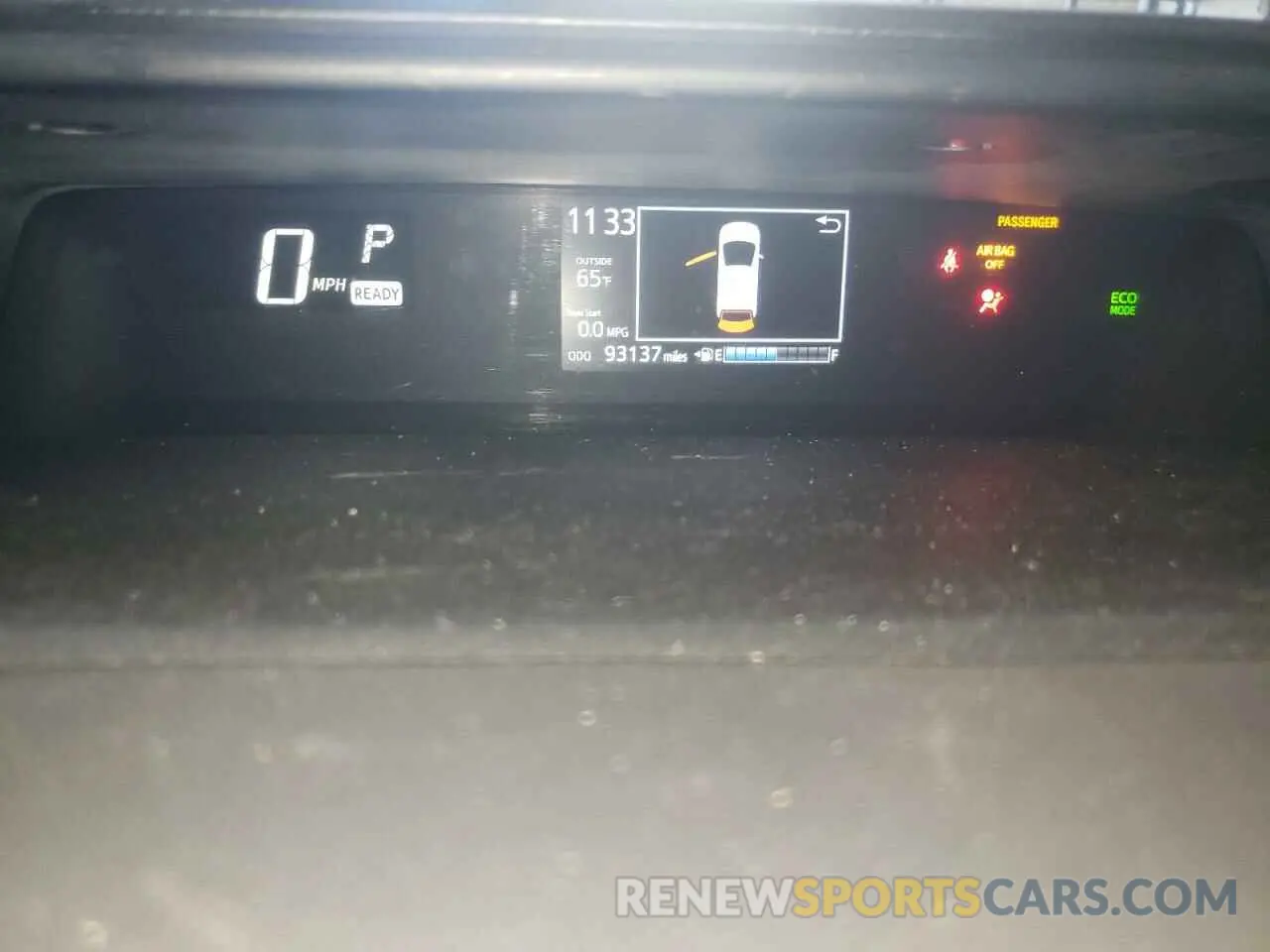 9 Photograph of a damaged car JTDKDTB30K1624190 TOYOTA PRIUS 2019