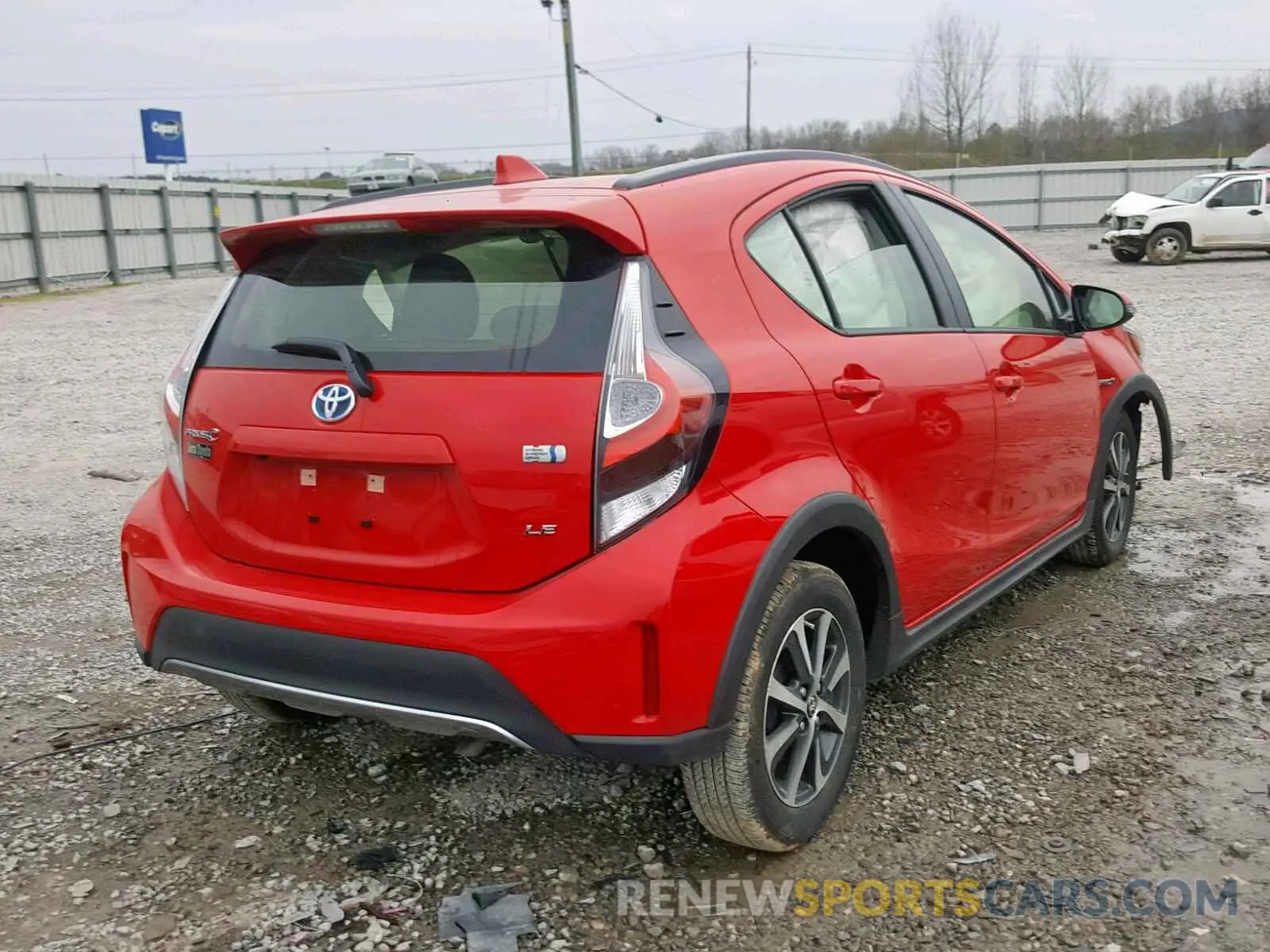 4 Photograph of a damaged car JTDKDTB36K1625411 TOYOTA PRIUS 2019