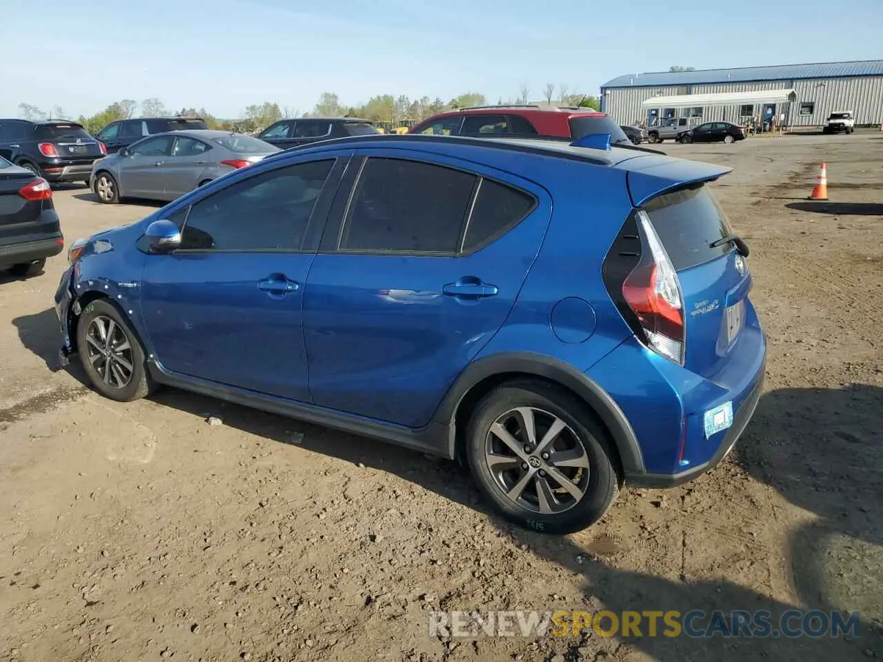 2 Photograph of a damaged car JTDKDTB37K1620718 TOYOTA PRIUS 2019
