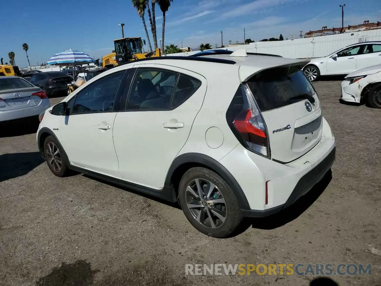 2 Фотография поврежденного автомобиля JTDKDTB37K1622873 TOYOTA PRIUS 2019