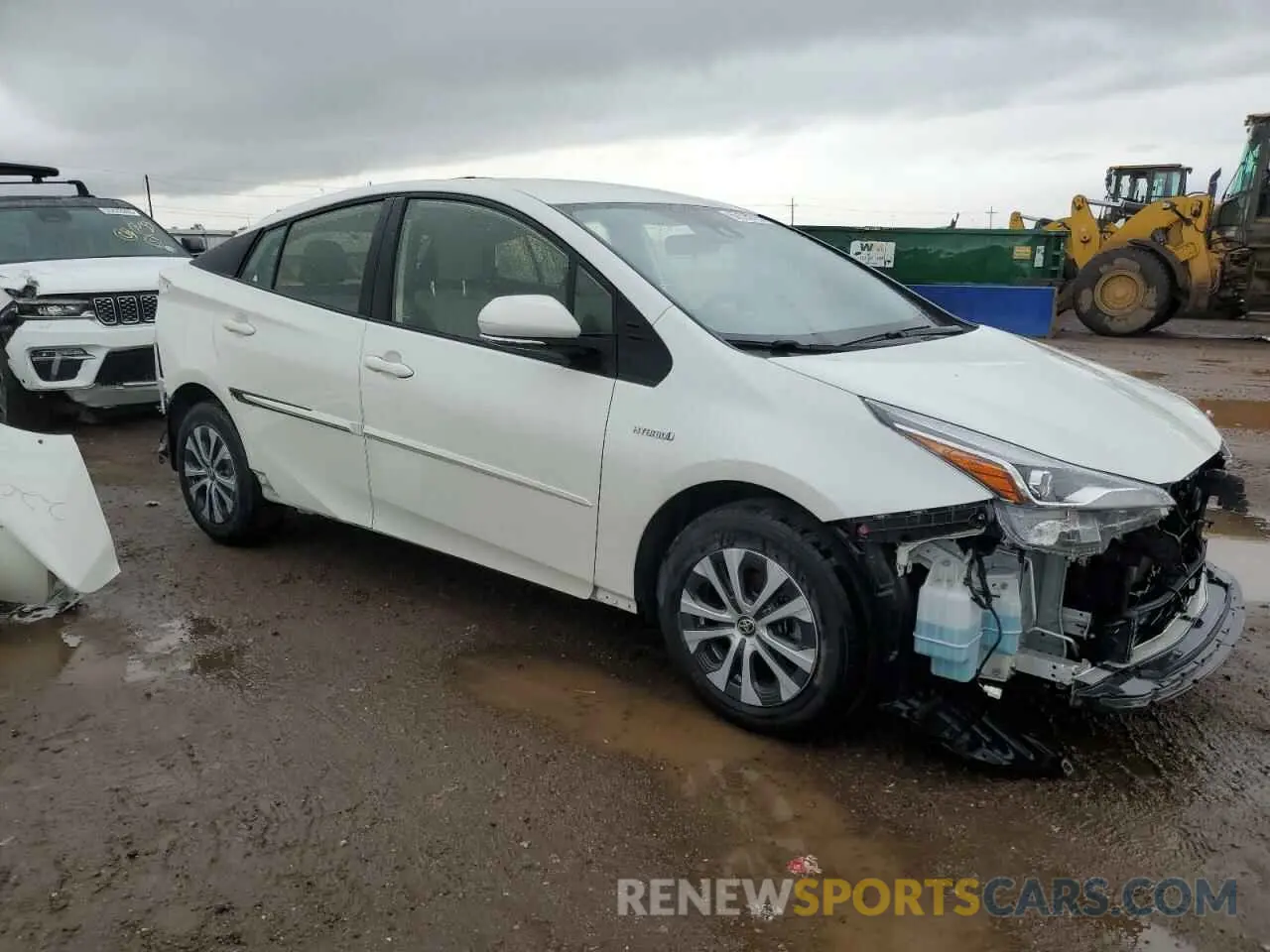 4 Фотография поврежденного автомобиля JTDL9RFU0K3001295 TOYOTA PRIUS 2019