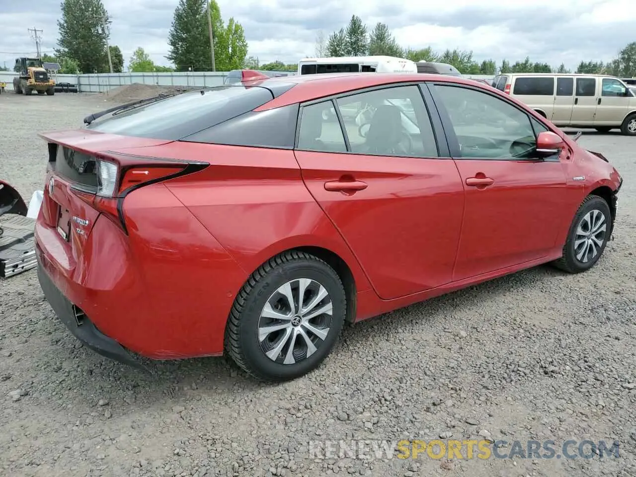 3 Photograph of a damaged car JTDL9RFU0K3010627 TOYOTA PRIUS 2019