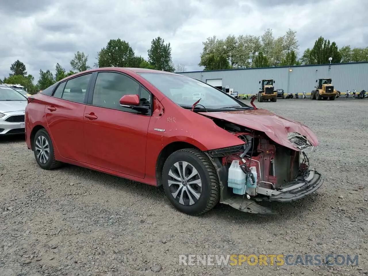 4 Photograph of a damaged car JTDL9RFU0K3010627 TOYOTA PRIUS 2019