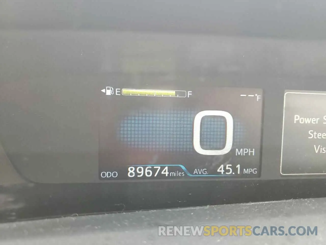 9 Photograph of a damaged car JTDL9RFU0K3010627 TOYOTA PRIUS 2019