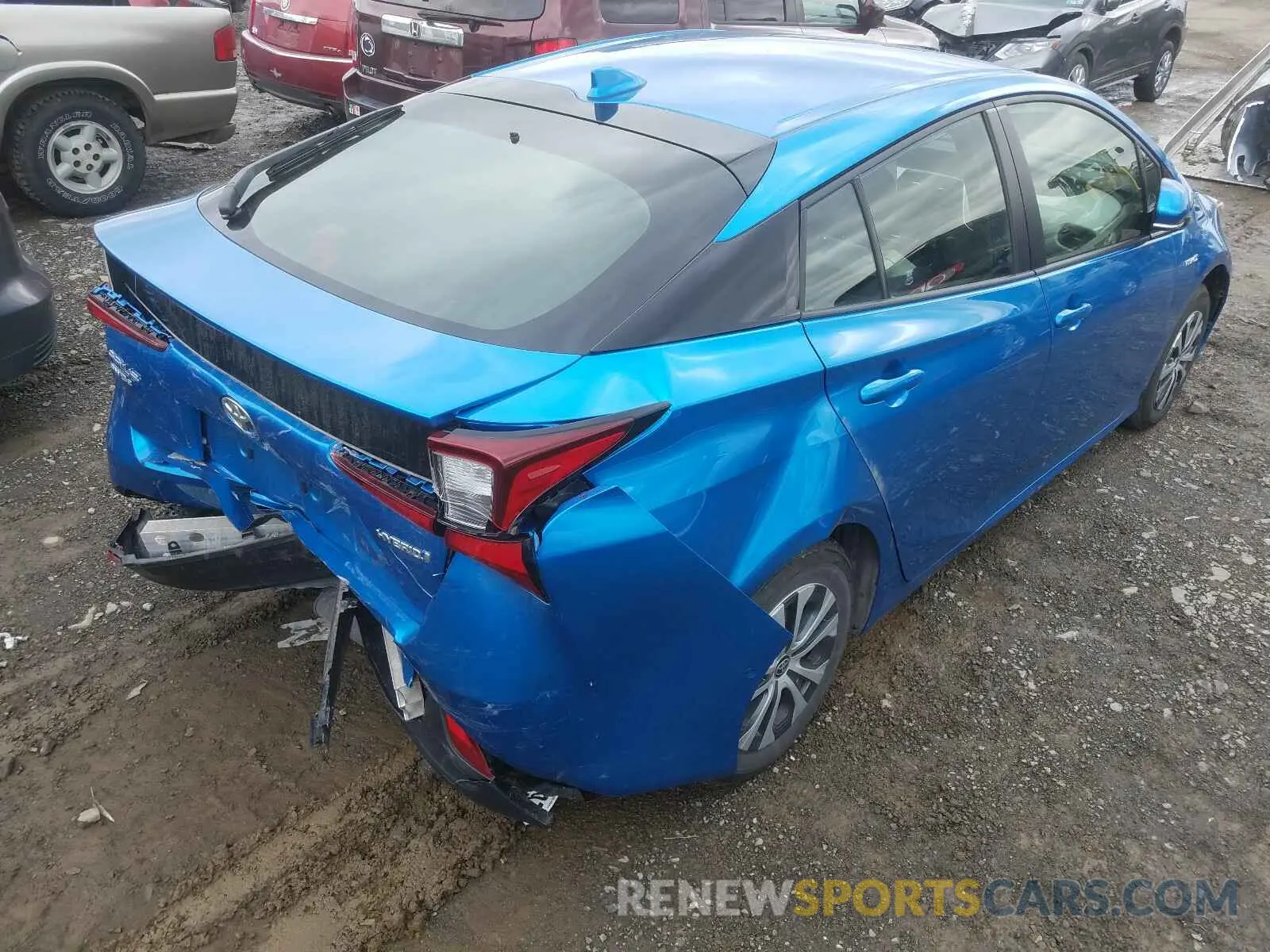 4 Photograph of a damaged car JTDL9RFU1K3002116 TOYOTA PRIUS 2019