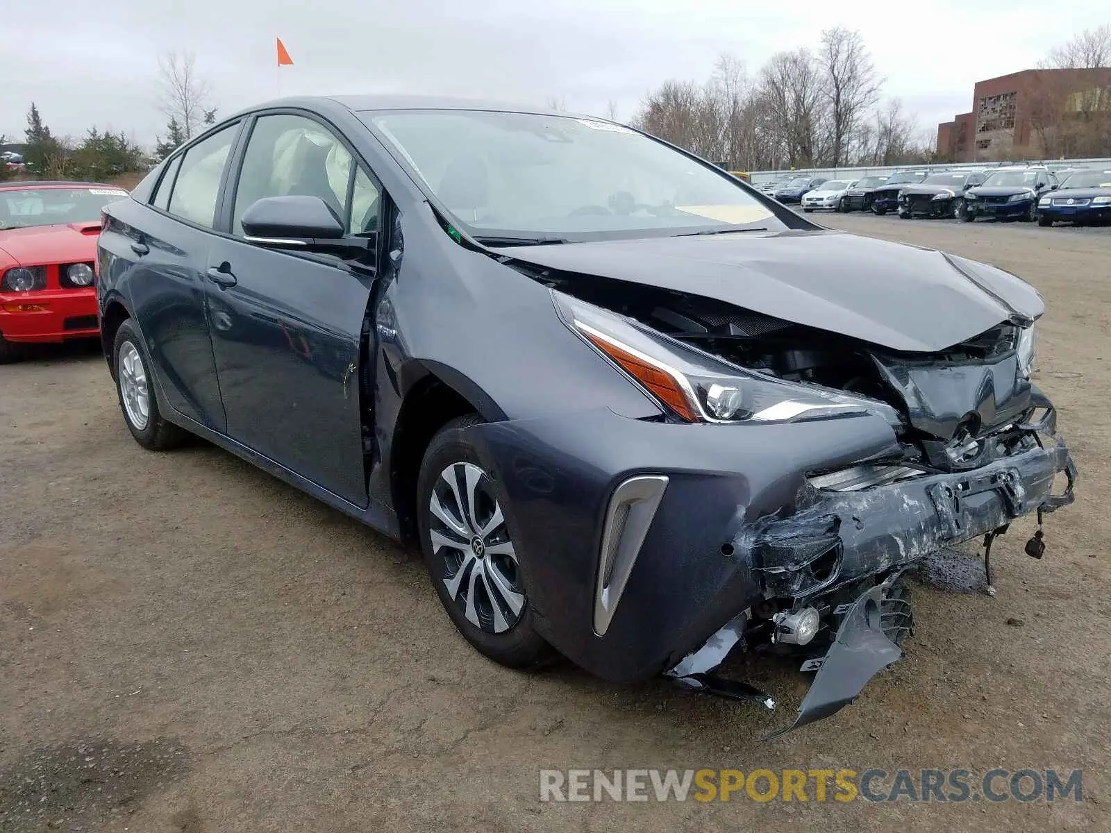 1 Photograph of a damaged car JTDL9RFU1K3004089 TOYOTA PRIUS 2019