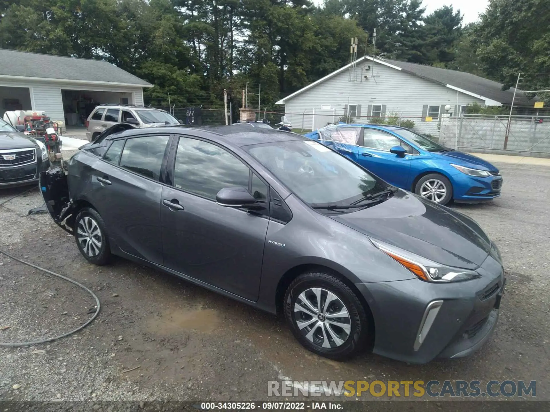 1 Photograph of a damaged car JTDL9RFU1K3005209 TOYOTA PRIUS 2019