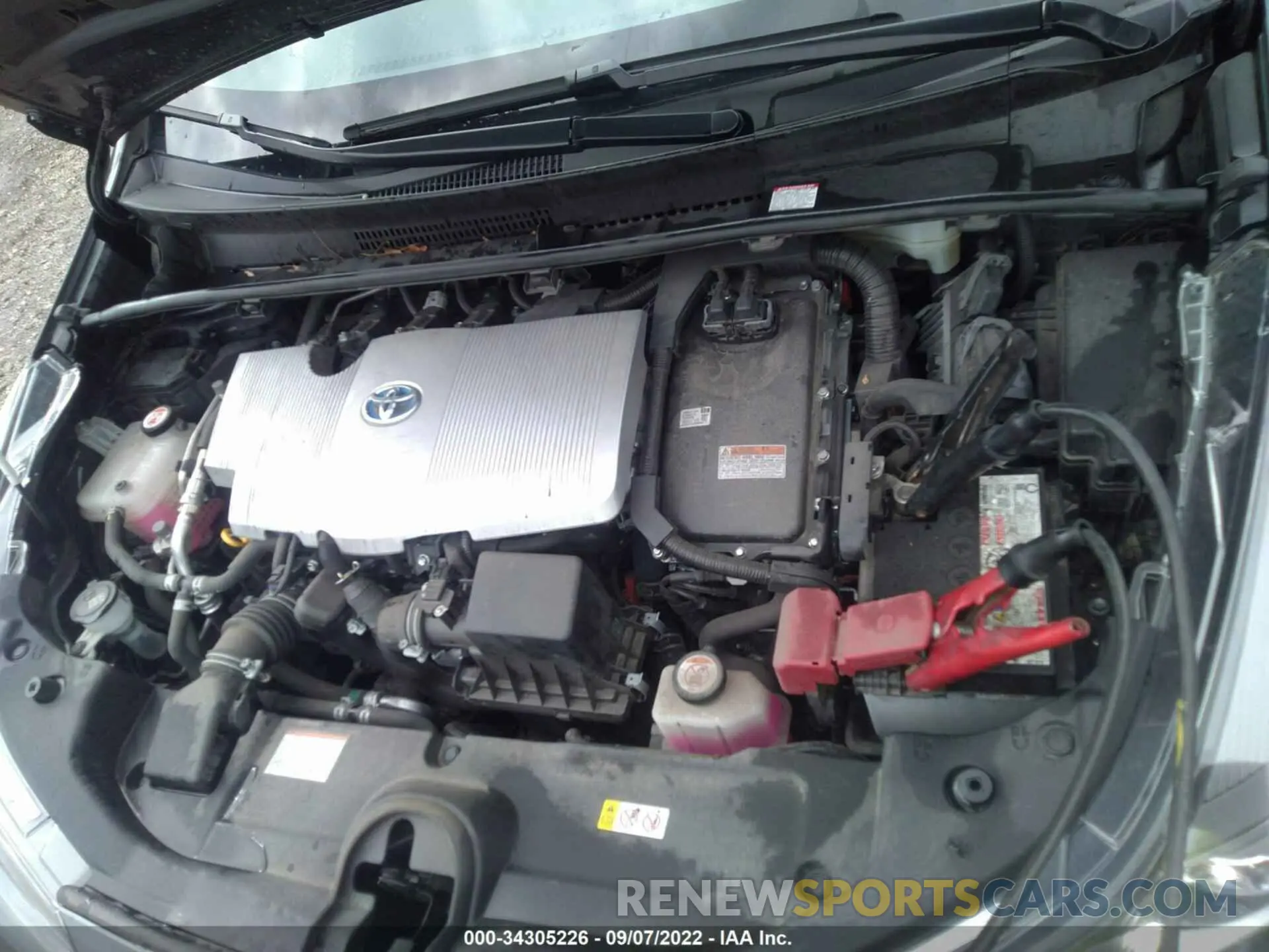 10 Photograph of a damaged car JTDL9RFU1K3005209 TOYOTA PRIUS 2019