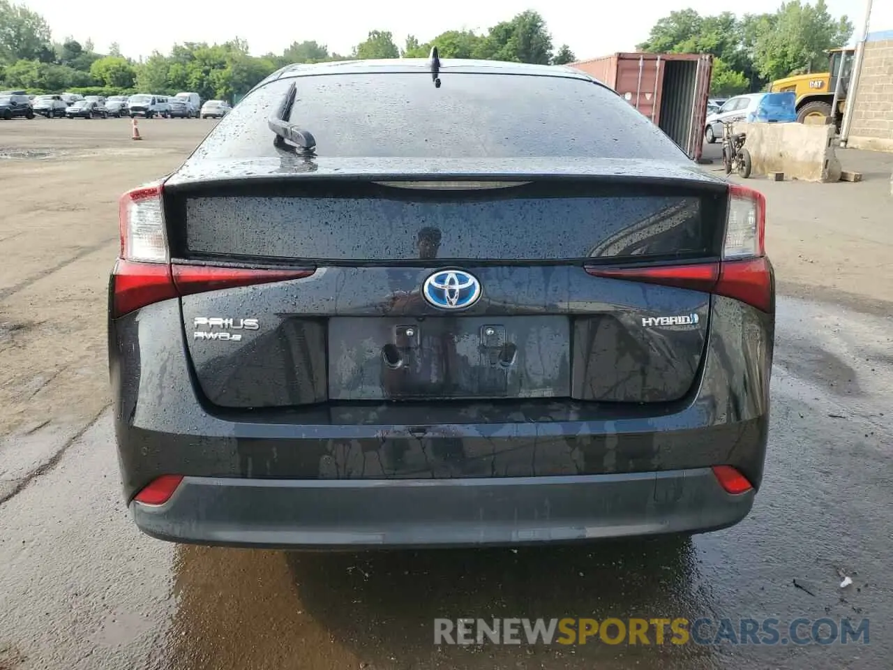 6 Photograph of a damaged car JTDL9RFU2K3007115 TOYOTA PRIUS 2019