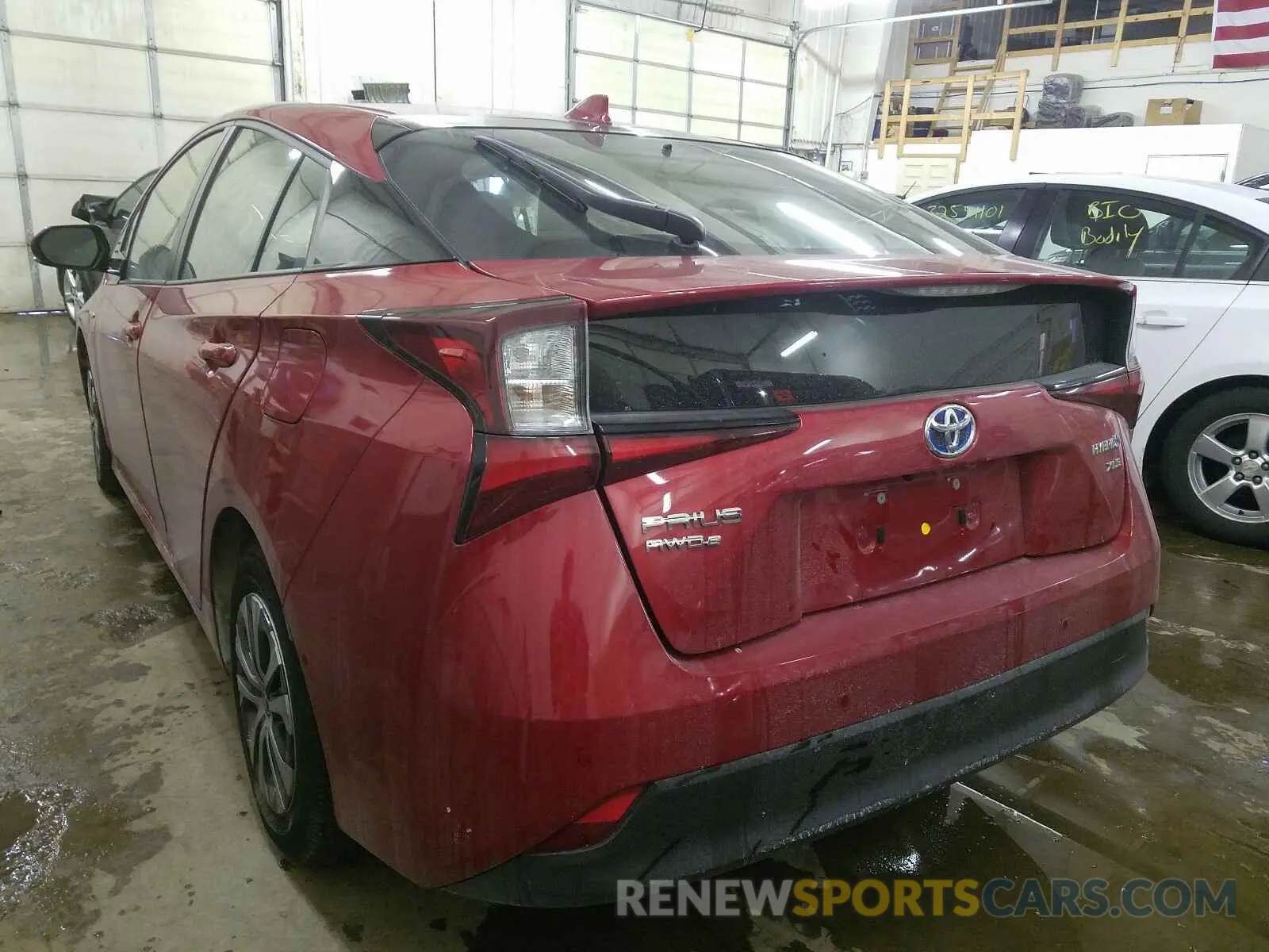 3 Photograph of a damaged car JTDL9RFU2K3009530 TOYOTA PRIUS 2019