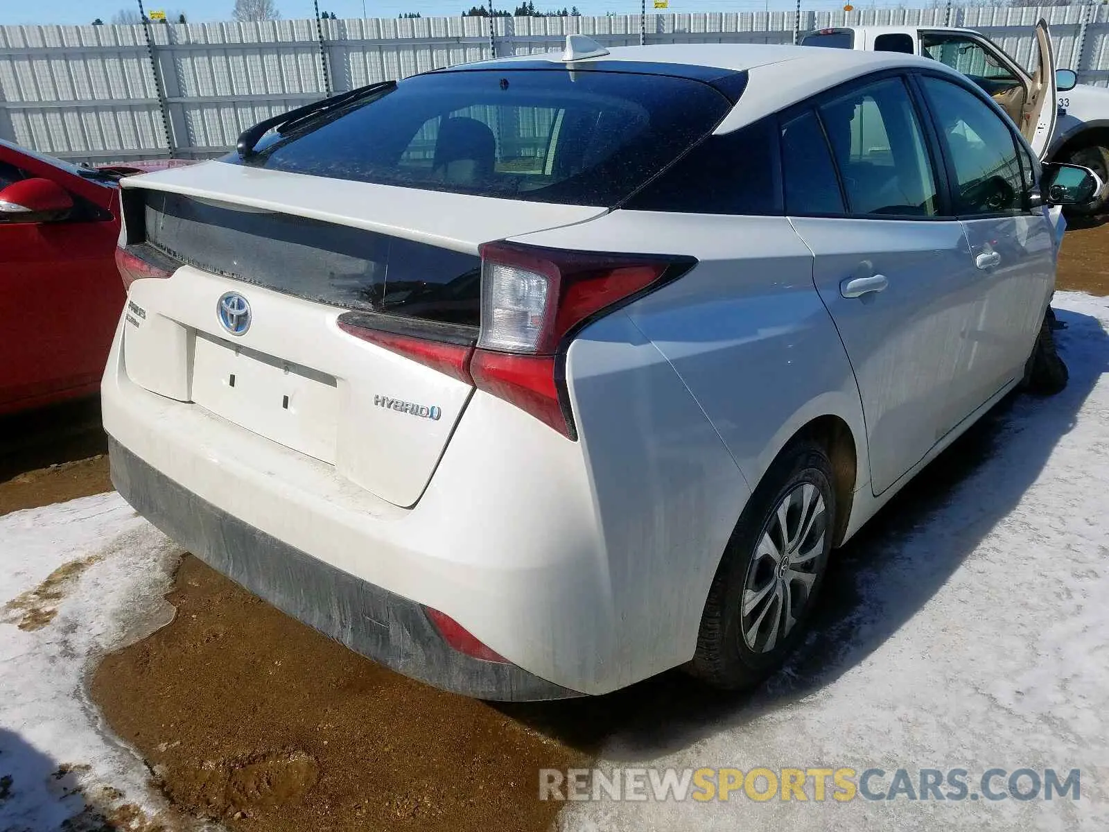 4 Photograph of a damaged car JTDL9RFU3K3012095 TOYOTA PRIUS 2019