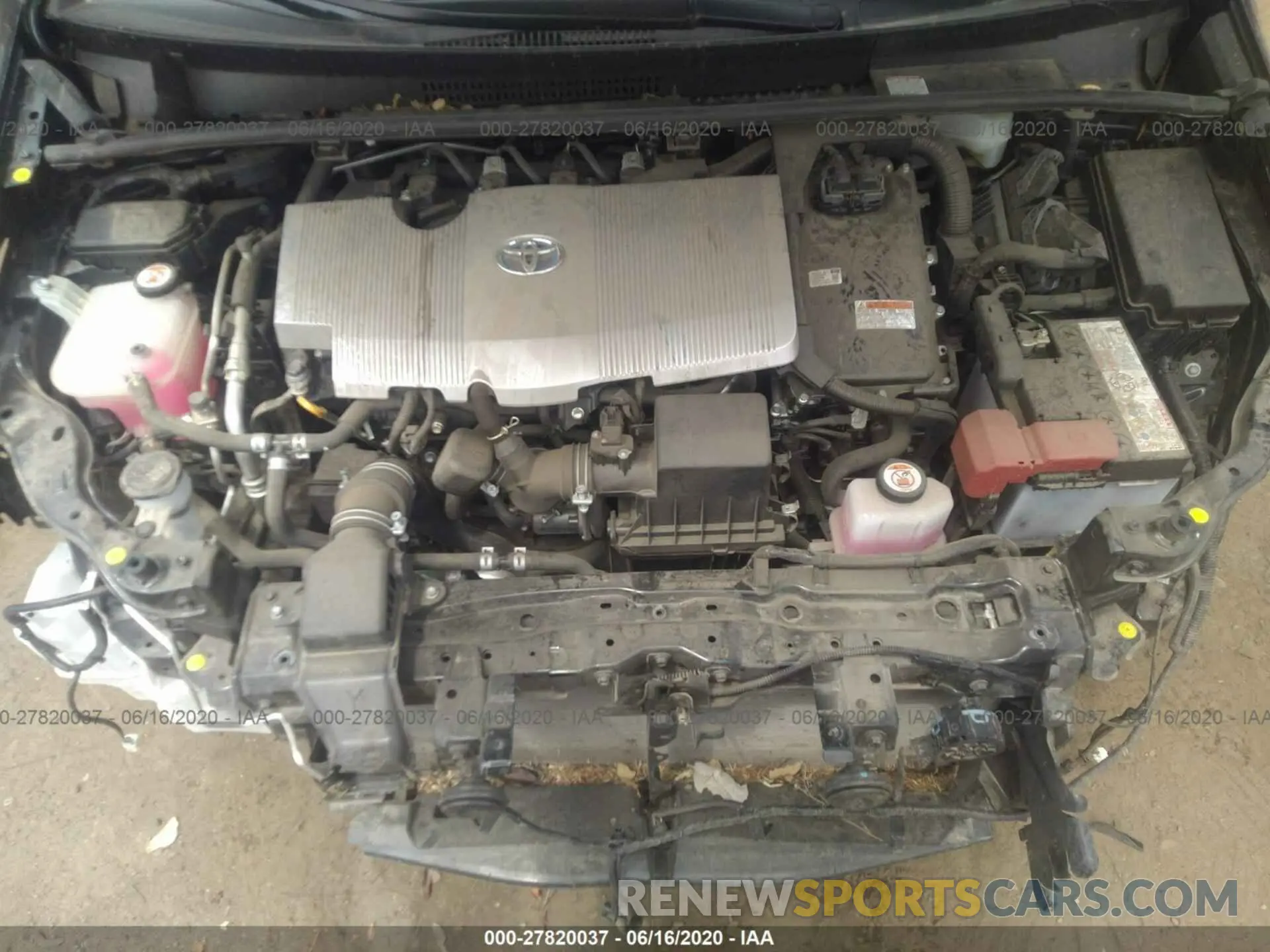 10 Photograph of a damaged car JTDL9RFU4K3001042 TOYOTA PRIUS 2019