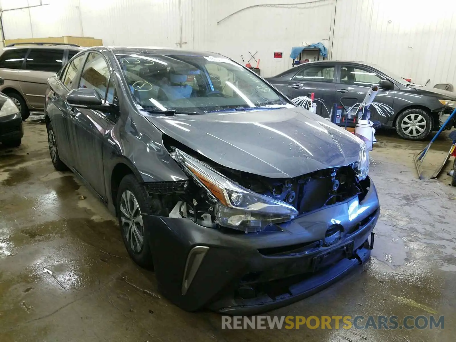 1 Photograph of a damaged car JTDL9RFU4K3006502 TOYOTA PRIUS 2019