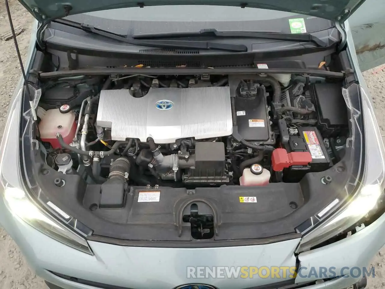11 Фотография поврежденного автомобиля JTDL9RFU4K3008685 TOYOTA PRIUS 2019