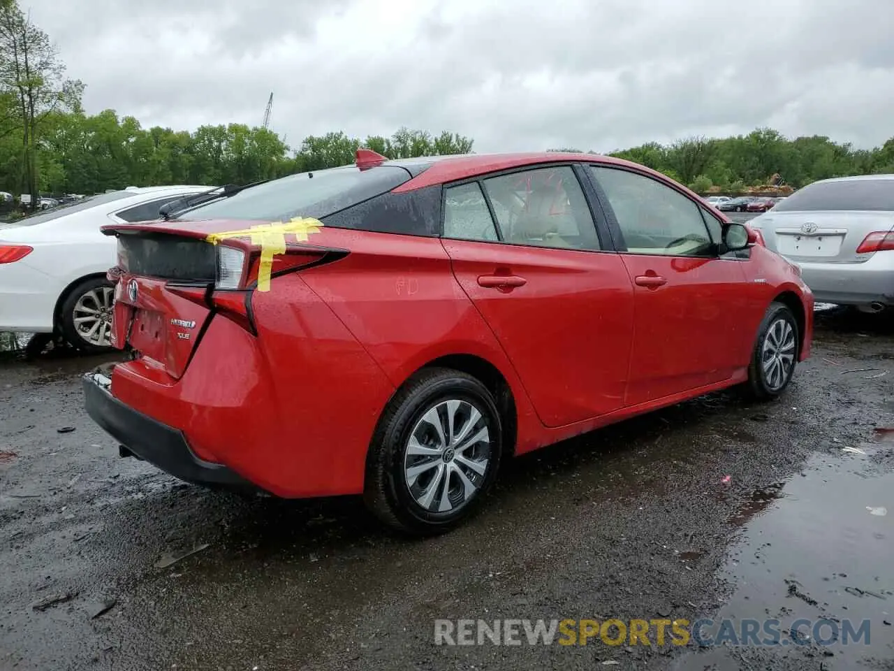 3 Photograph of a damaged car JTDL9RFU5K3003186 TOYOTA PRIUS 2019
