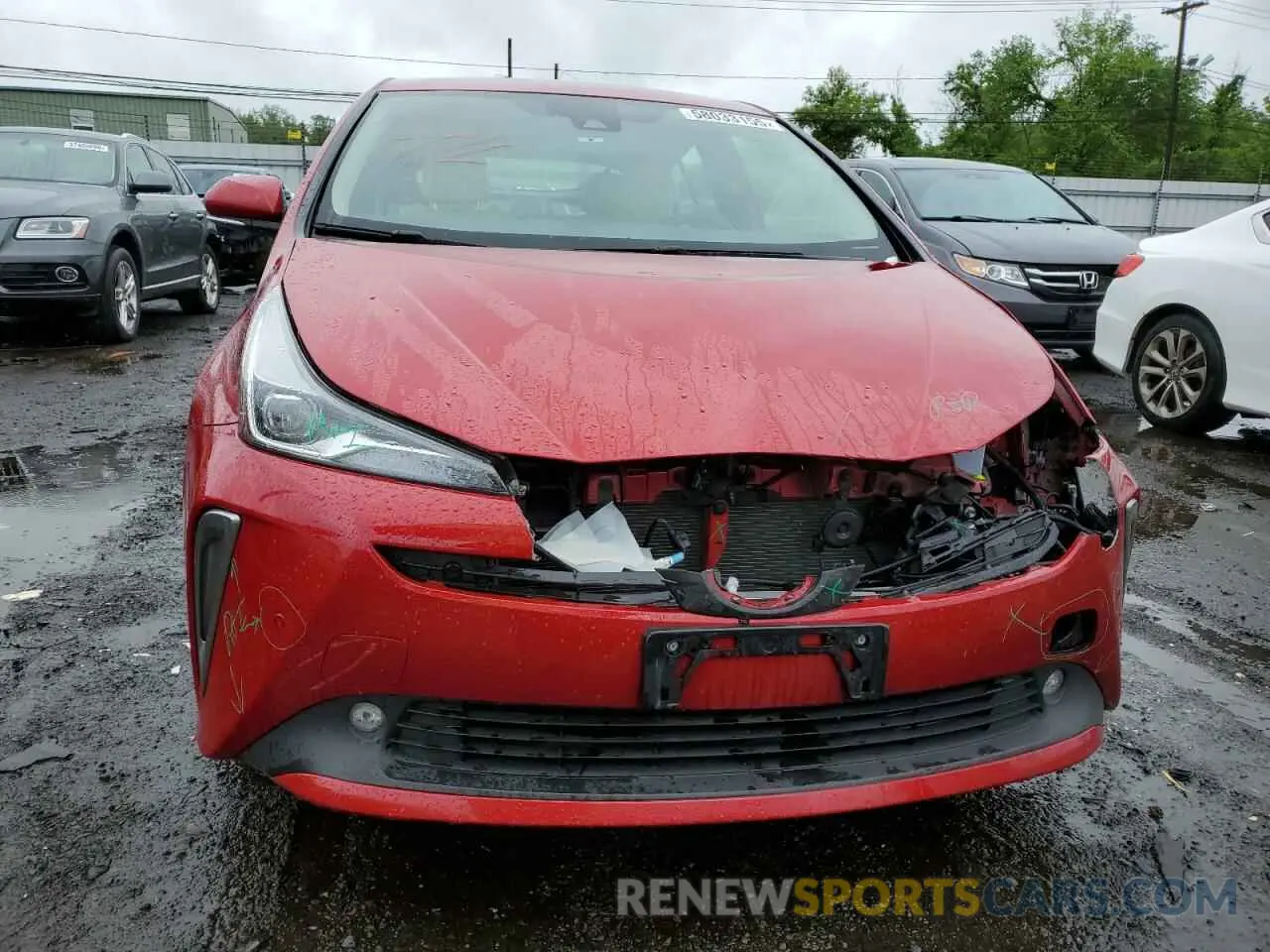 5 Photograph of a damaged car JTDL9RFU5K3003186 TOYOTA PRIUS 2019