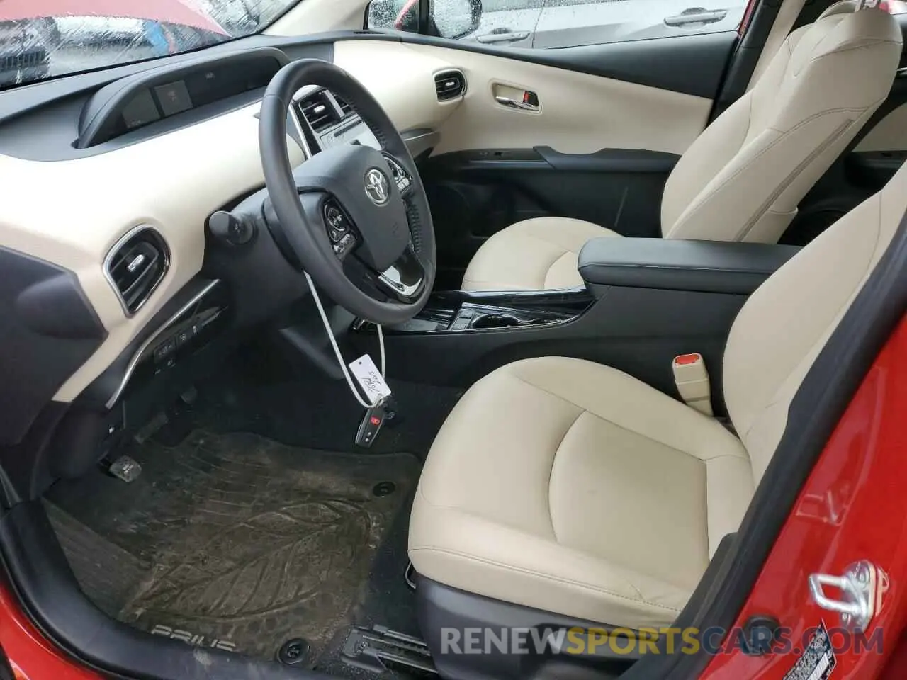 7 Photograph of a damaged car JTDL9RFU5K3003186 TOYOTA PRIUS 2019