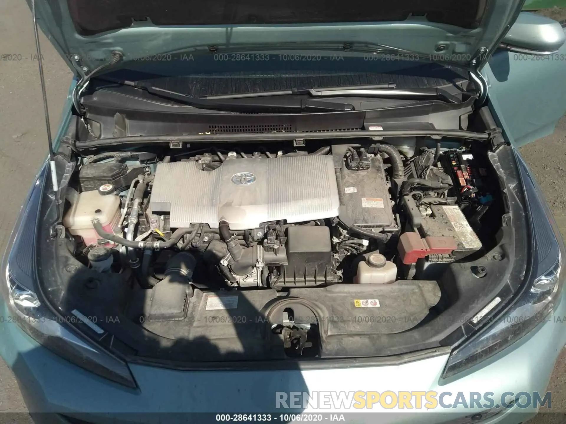 10 Photograph of a damaged car JTDL9RFU5K3004354 TOYOTA PRIUS 2019
